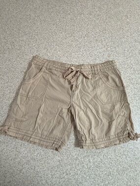 OP Neutral Tan Drawstring Shorts